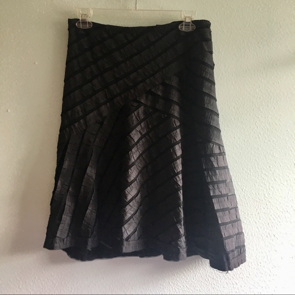 Max Edition Dressy Black Midi Skirt